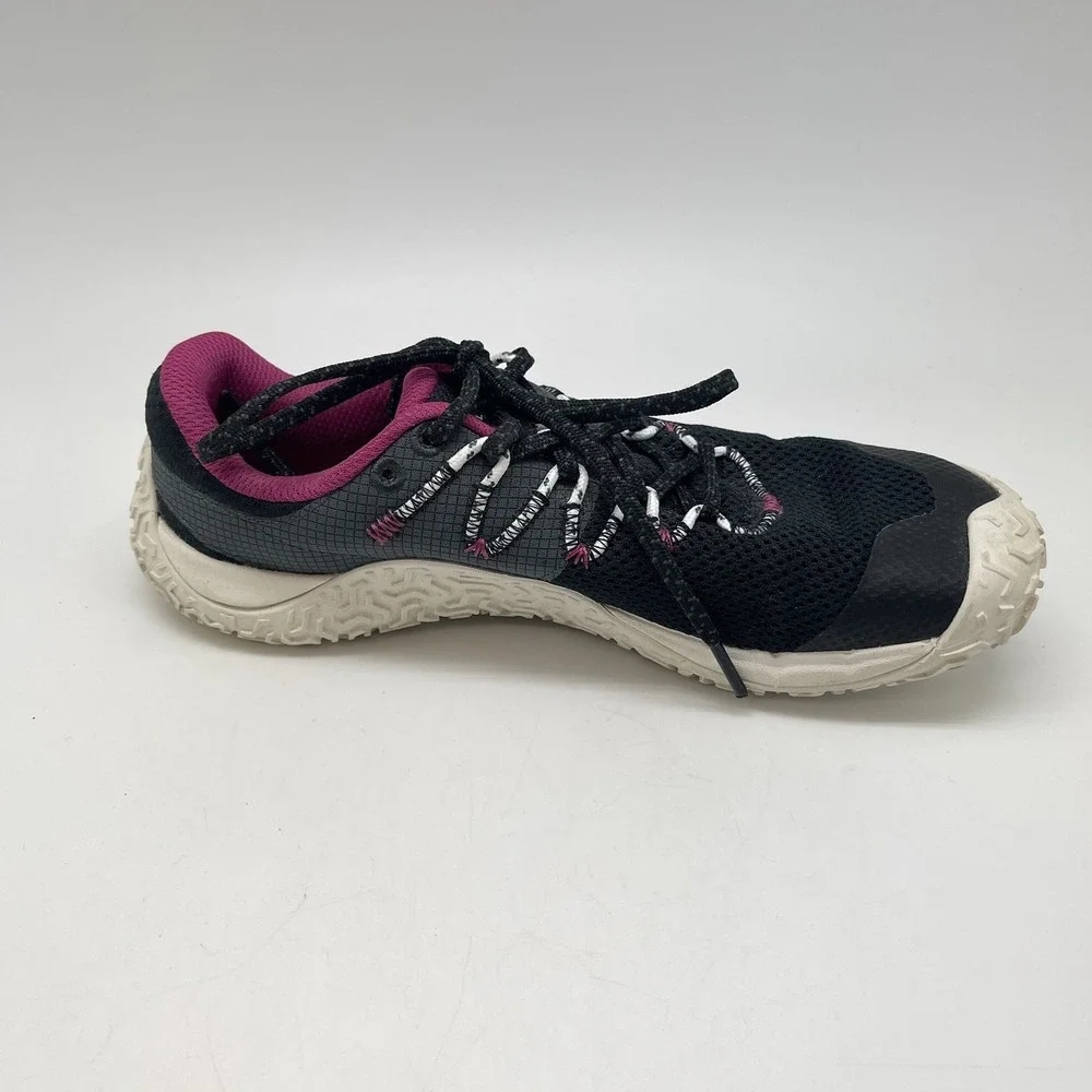 Merrell Sneakers Womens 7 Vapor‎ Glove 7 J067706 Black Hiking Barefoot Shoes